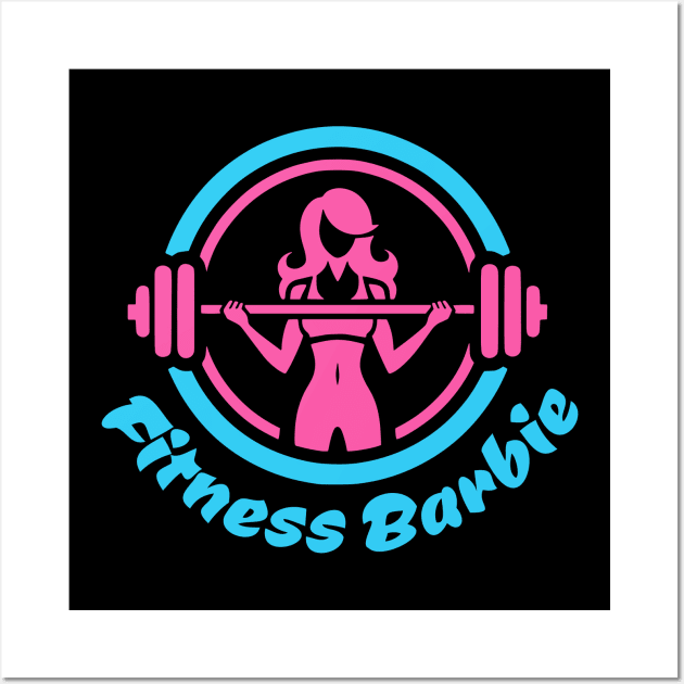 Fitness Barbie Vintage T-shirt 05 Wall Art by ToddT